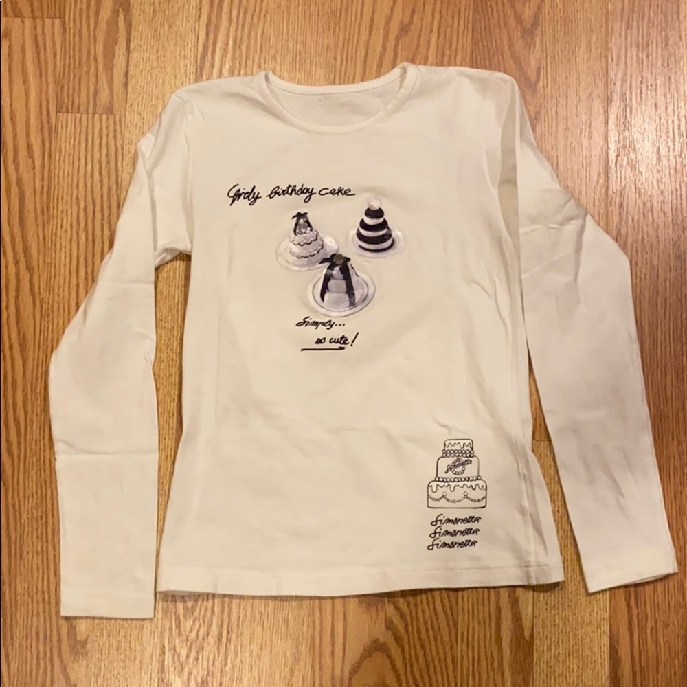 Simonetta birthday cake T-shirt (size 8)